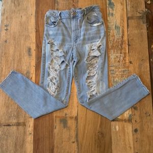 Size 14 distressed American Eagle Jeans